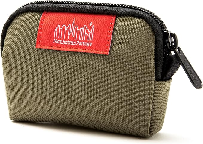 Manhattan Portage Coin Purse With Zipper Closure Pouch Eclectic Colors Credit Card ID Card Jewelry Keys Water Resistant Gift 1000D CORDURA® Everyday Carry