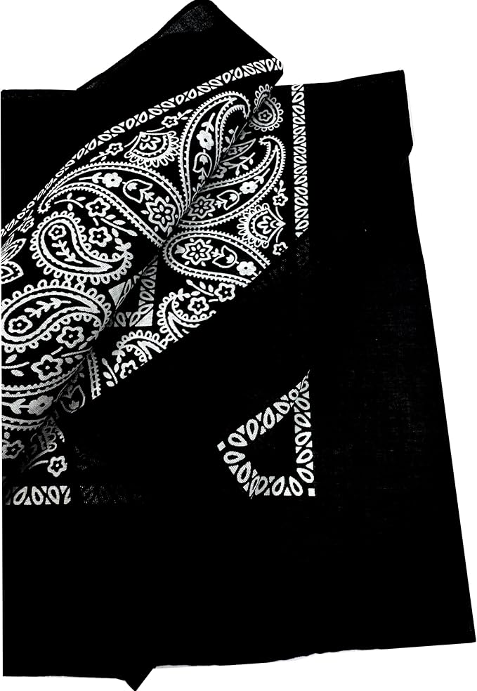 Vamqor Bandanas Gift Box 6 pack,Premium Super Soft 60s Cotton Paisley Bandannas Handkerchiefs for Men,Women and Kids