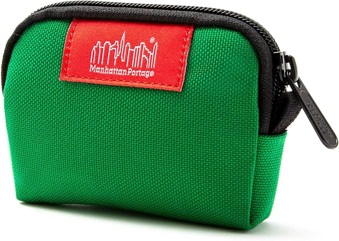 Manhattan Portage Coin Purse With Zipper Closure Pouch Eclectic Colors Credit Card ID Card Jewelry Keys Water Resistant Gift 1000D CORDURA® Everyday Carry