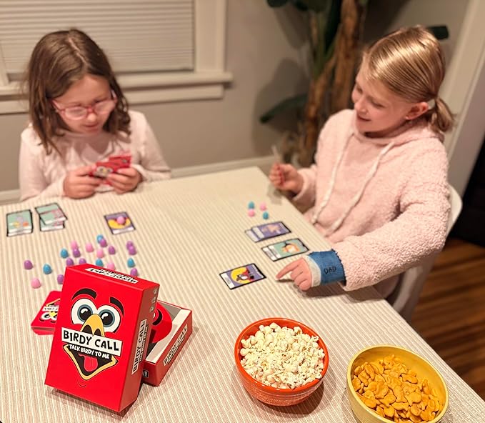 BIRDY CALL Family Party Game - The Hilarious, Loud & Loony Bird Matching Egg Collecting Card Game for Kids, Families & Friends - Christmas White Elephant Gifts, Stocking Stuffers + Board Games Night