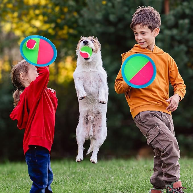 EVERICH TOY Upgraded Toss and Catch Ball Game Set, Outdoor Games for Kids Toys, Stocking Stuffers for Family Games, Beach Pool Yard Christmas Toys Birthday Gifts for Boys Girls 3 4 5 6 7 8-12 Year Old