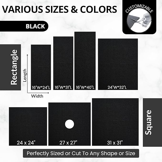 ENKOSI Square Shower Mat - Non Slip Shower Mats for Inside Shower - Extra Large 31x31 Shower Floor Mat Non Slip - Square Bath Mat for Shower - Secure Anti Slip Loofah Shower Bath Mat (31x31 Black)