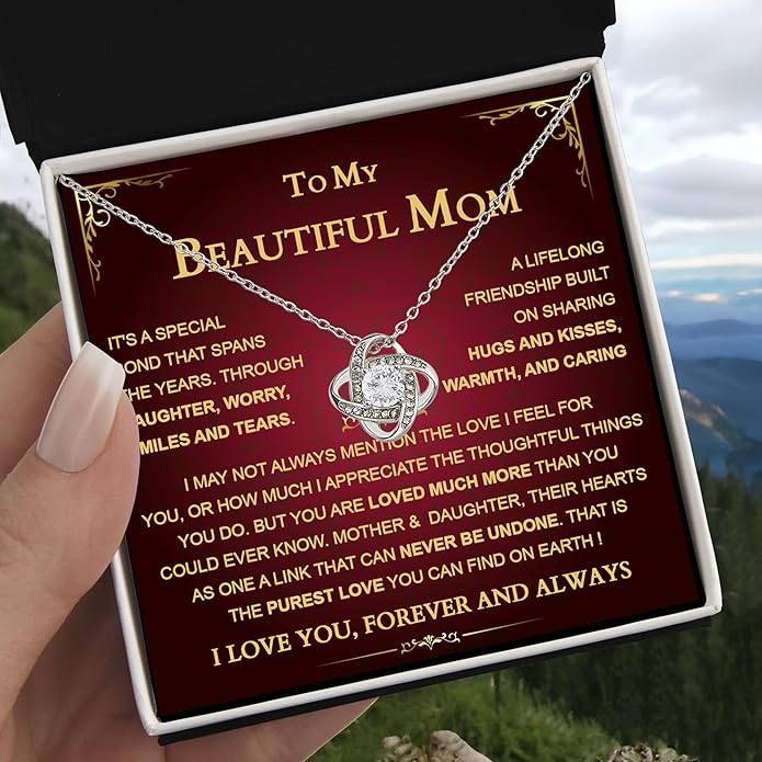 To My Mom Necklace, To My Badass Mom Necklace, To My Loving Mom Necklace From Son, Mother Daughter Necklace Gifts for Mom, Mothers Day Necklace Gift For Mom, Best Necklace Gifts For Mom