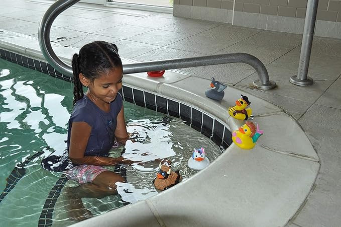 Wild Republic Rubber Ducks, Bath Toys, Kids Gifts, Pool Toys, Water Toys, Sea Turtle, 4"