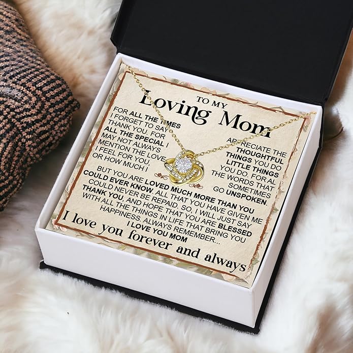 To My Mom Necklace, To My Badass Mom Necklace, To My Loving Mom Necklace From Son, Mother Daughter Necklace Gifts for Mom, Mothers Day Necklace Gift For Mom, Best Necklace Gifts For Mom
