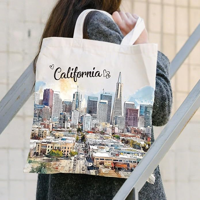 Canvas Tote Bag Gift - Funny Reusable Cloth Bags Vintage Totes Gifts for Women Shopping Grocery Lover Books Reader