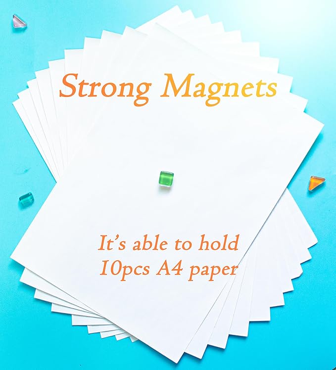 20 Pcs Cute Mini Refrigerator Magnets, Colorful Multiple Shapes Small Fridge Magnets, Strong Magnets for Fridge, Whiteboard, Kitchen, Office, and School