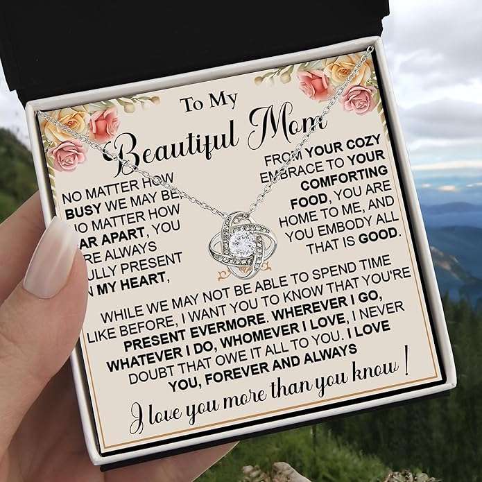 To My Mom Necklace, To My Badass Mom Necklace, To My Loving Mom Necklace From Son, Mother Daughter Necklace Gifts for Mom, Mothers Day Necklace Gift For Mom, Best Necklace Gifts For Mom