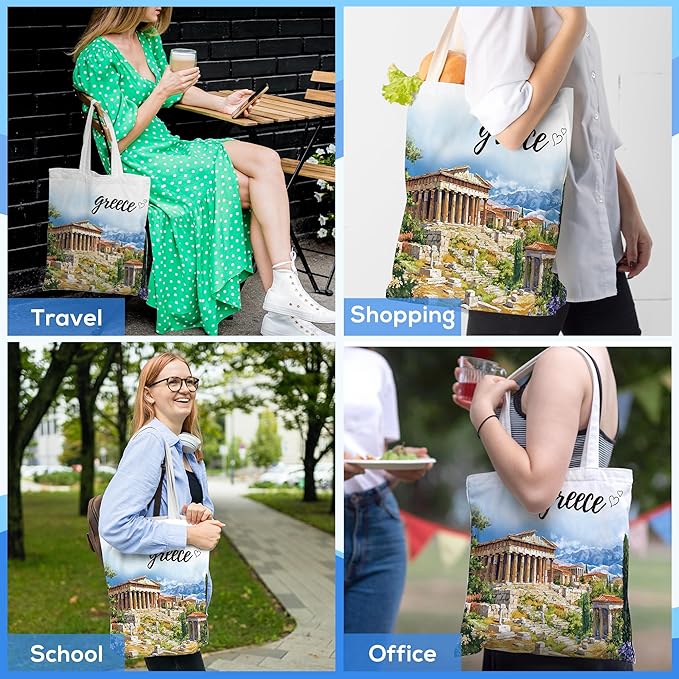 Europe Travel Souvenirs Gifts Tote Bags Reusable Grocery Bags London Paris Switzerland Gifts for Women
