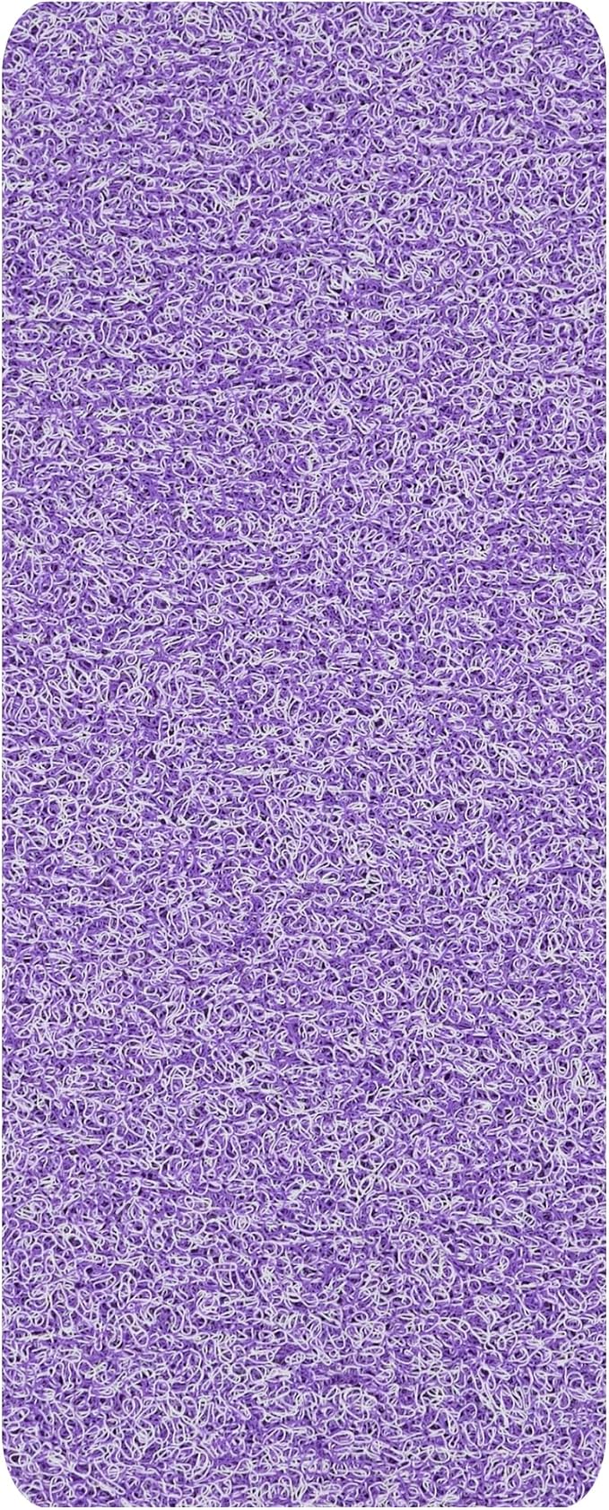 Non Slip Bathtub Mat Shower Mat for Tub - Loofah Bath Mats for Bathroom - 31x16 Bathtub Floor Mat - Textured Anti Slip Bath Mat Without Suction Cups - Secure Mat for Wet Areas (31x16 Purple)
