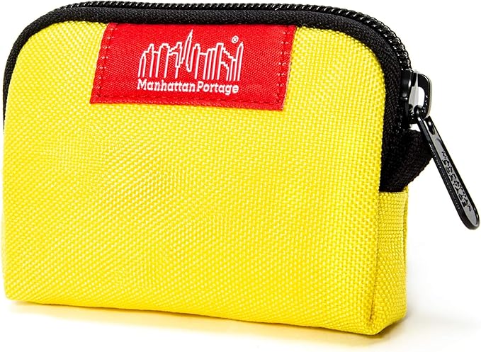 Manhattan Portage Coin Purse With Zipper Closure Pouch Eclectic Colors Credit Card ID Card Jewelry Keys Water Resistant Gift 1000D CORDURA® Everyday Carry