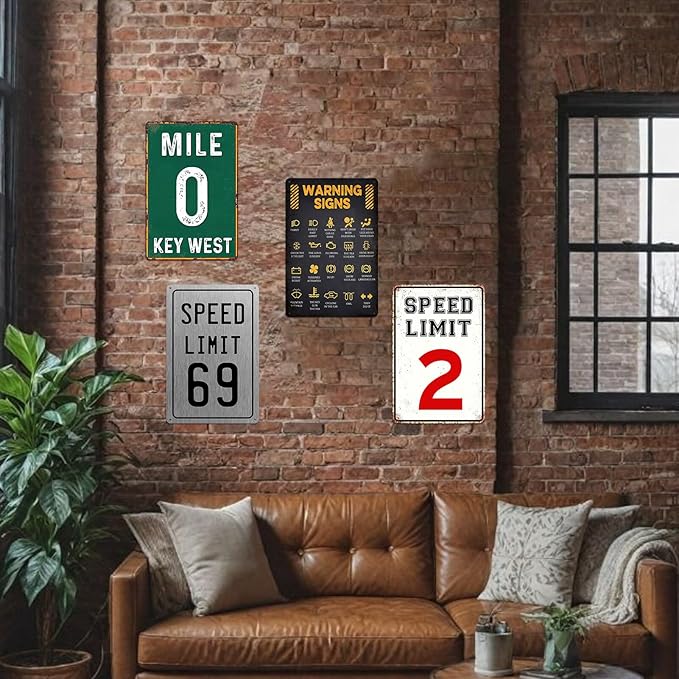 Garage Signs Mechanic Accessories Car Metal Tin Sign Funny Mechanic Shop Decor Dad'S Shop Sign Metal Car Wall Art Automotive Decor Vintage Barn Sign 8x12 Inch