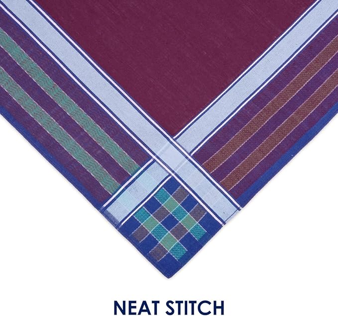Selected Hanky 100% Cotton Handkerchiefs for Men