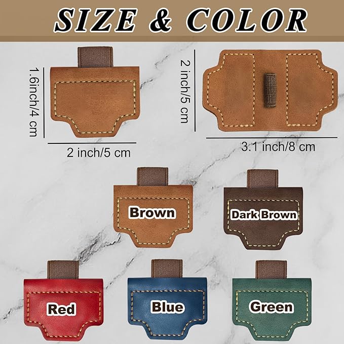 Personalized Magnetic Leather Bookmark with Pen Holder Custom Book Mark with Name Initial Logo Engraved Book Markers for Reading with Pencil Clip Gifts for Book Lovers Women Men Kids