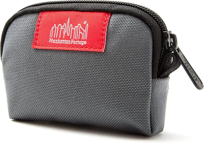 Manhattan Portage Coin Purse With Zipper Closure Pouch Eclectic Colors Credit Card ID Card Jewelry Keys Water Resistant Gift 1000D CORDURA® Everyday Carry