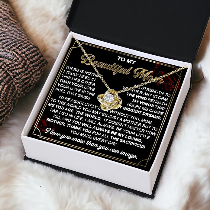 To My Mom Necklace, To My Badass Mom Necklace, To My Loving Mom Necklace From Son, Mother Daughter Necklace Gifts for Mom, Mothers Day Necklace Gift For Mom, Best Necklace Gifts For Mom