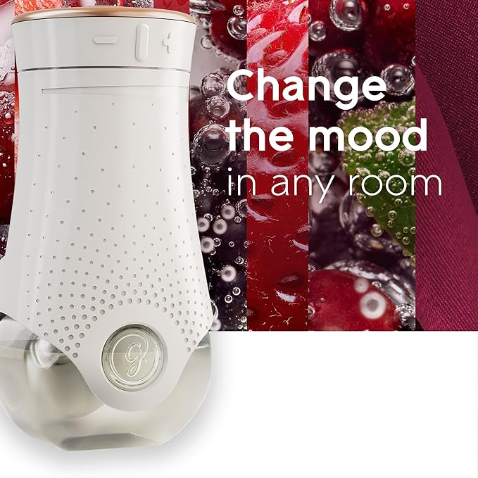 Glade PlugIns Refills Air Freshener Starter Kit, Scented and Essential Oils for Home and Bathroom, Bubbly Berry Splash, 4.02 Fl Oz, 2 Warmers + 6 Refills