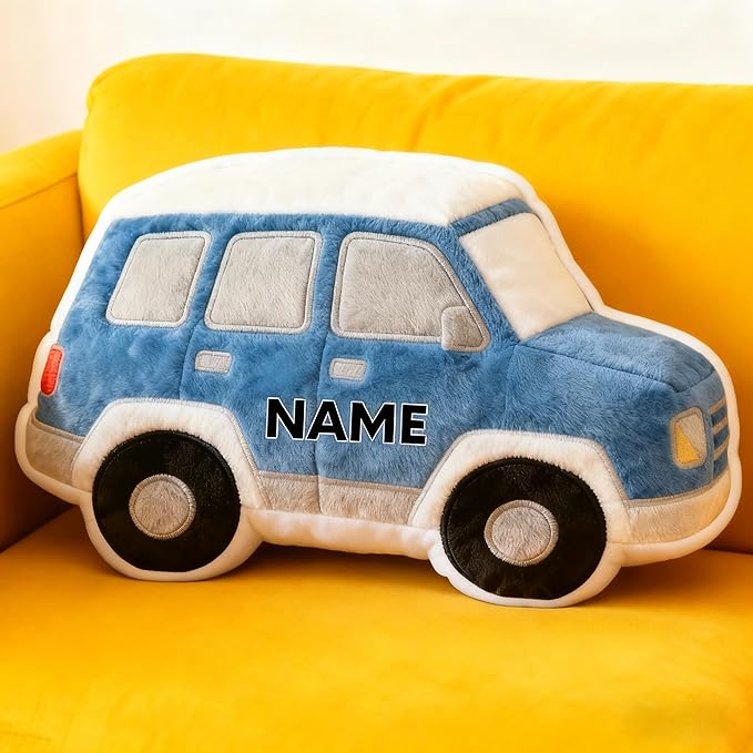 WERWAES Custom Pillow – Personalized Funny Gift for Men & Women, Car Music Pet Theme, Perfect for Birthday Party or Christmas Decorations, Bedroom or Sofa Cushion