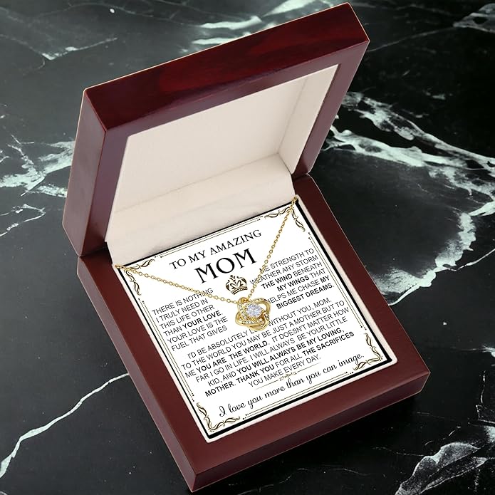 To My Mom Necklace, To My Badass Mom Necklace, To My Loving Mom Necklace From Son, Mother Daughter Necklace Gifts for Mom, Mothers Day Necklace Gift For Mom, Best Necklace Gifts For Mom
