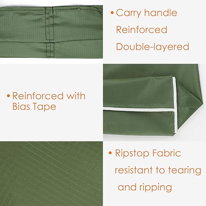 BeeGreen Green Reusable Grocery Bags Wholesale Moss Green Reusable Kitchen Bags Bulk Foldable-Machine Washable with Zipper Storage Pouch 50 Packs