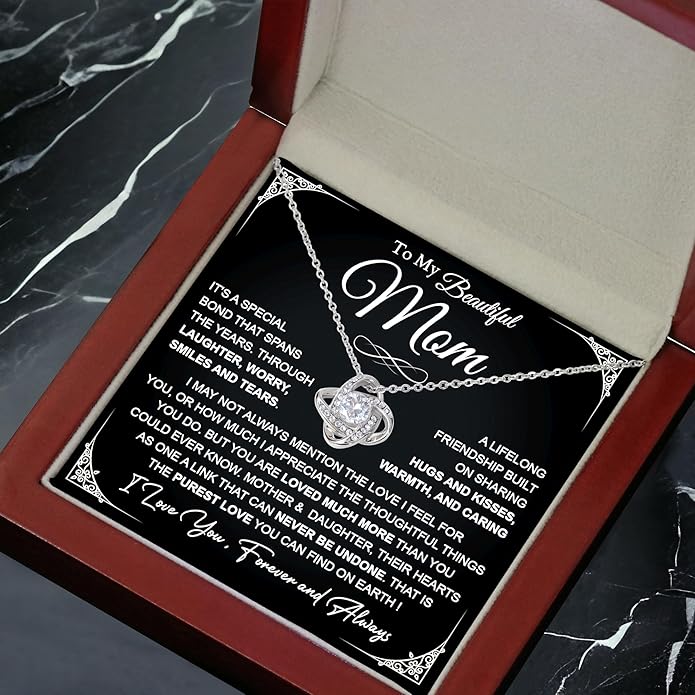 To My Mom Necklace, To My Badass Mom Necklace, To My Loving Mom Necklace From Son, Mother Daughter Necklace Gifts for Mom, Mothers Day Necklace Gift For Mom, Best Necklace Gifts For Mom