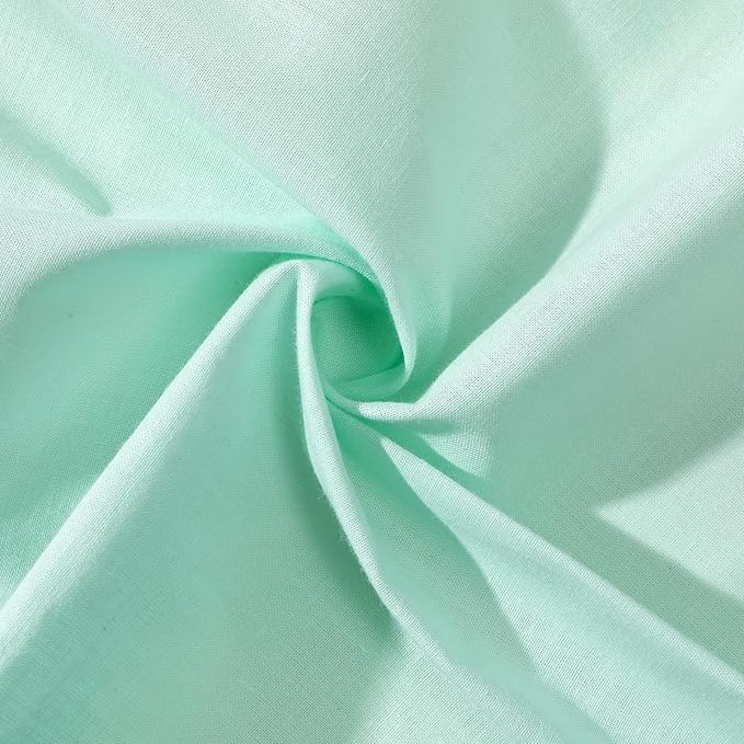 HOULIFE 100% Cotton Unisex Handkerchiefs, Solid Stripe Handkerchiefs for Men & Women Soft Cotton Hankies 15.7x15.7 ”