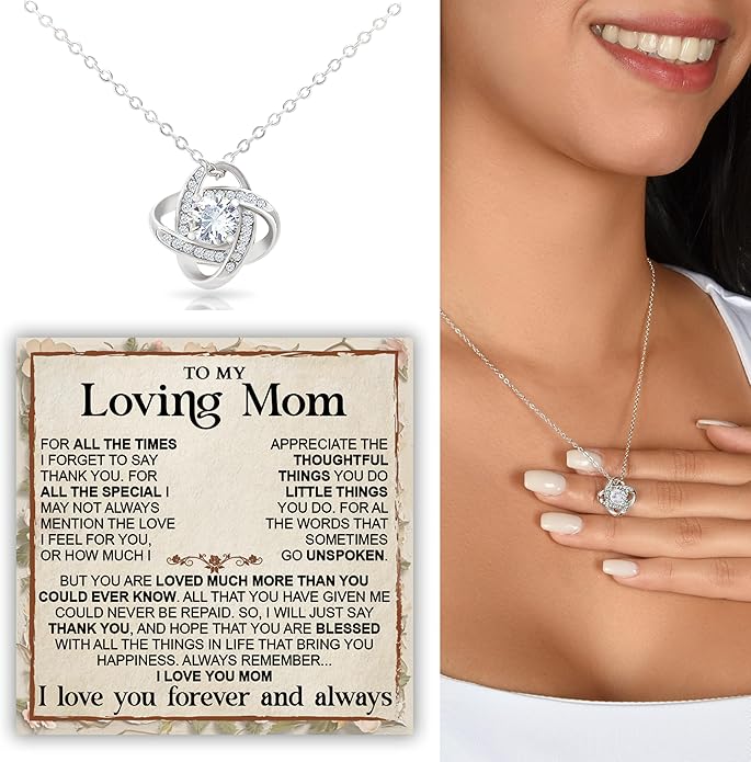 To My Mom Necklace, To My Badass Mom Necklace, To My Loving Mom Necklace From Son, Mother Daughter Necklace Gifts for Mom, Mothers Day Necklace Gift For Mom, Best Necklace Gifts For Mom