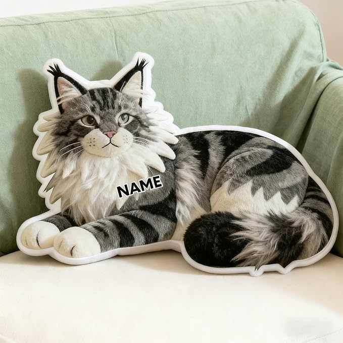 WERWAES Custom Pillow – Personalized Funny Gift for Men & Women, Car Music Pet Theme, Perfect for Birthday Party or Christmas Decorations, Bedroom or Sofa Cushion