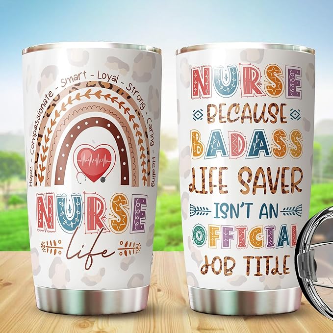 Gifts For Nurses - Nurse Tumbler - Nursing Gift - Nurse Life Tumblers - Nurses Week Gifts - Nursing Graduation Gift Ideas