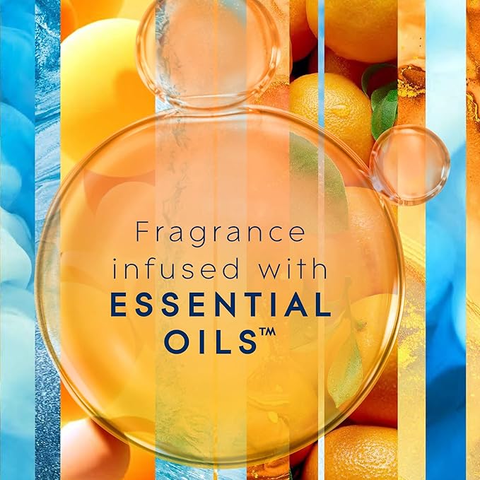 Glade PlugIns Refills Air Freshener Starter Kit, Scented and Essential Oils for Home and Bathroom, Coastal Sunshine Citrus, 4.02 Fl Oz, 2 Warmers + 6 Refills