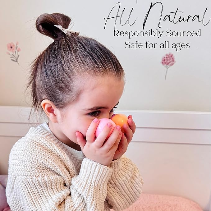EvolutionUSA Refresh Bath Bombs for Women, 9 Lush Bath Bombs Mini Sized, Luxurious Womens Gift for Mother's Day, Easter, Birthday or Self Care, Relaxing Bathbombs Kids & Womens, Bath Fun