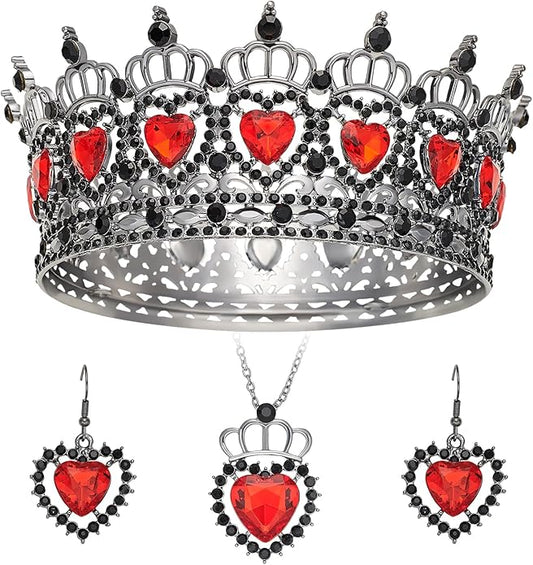 Queen Crown Rhinestone Wedding Crowns and Tiaras for Women Costume Party Hair Accessories Princess Birthday Crown Crystal Bridal Crowns