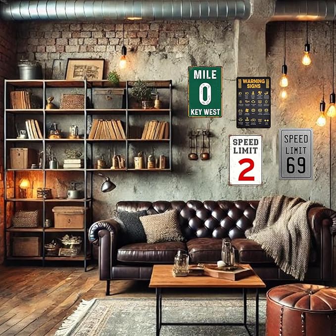 Garage Signs Mechanic Accessories Car Metal Tin Sign Funny Mechanic Shop Decor Dad'S Shop Sign Metal Car Wall Art Automotive Decor Vintage Barn Sign 8x12 Inch