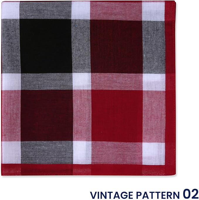 Selected Hanky 100% Cotton Handkerchiefs for Men