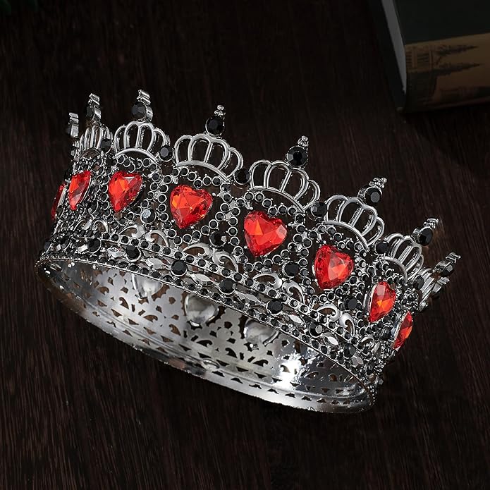 Queen Crown Rhinestone Wedding Crowns and Tiaras for Women Costume Party Hair Accessories Princess Birthday Crown Crystal Bridal Crowns