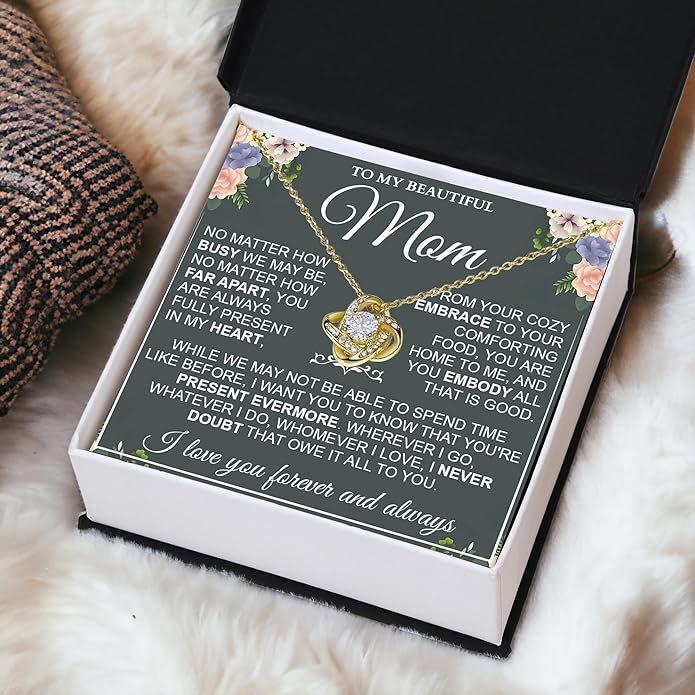 To My Mom Necklace, To My Badass Mom Necklace, To My Loving Mom Necklace From Son, Mother Daughter Necklace Gifts for Mom, Mothers Day Necklace Gift For Mom, Best Necklace Gifts For Mom