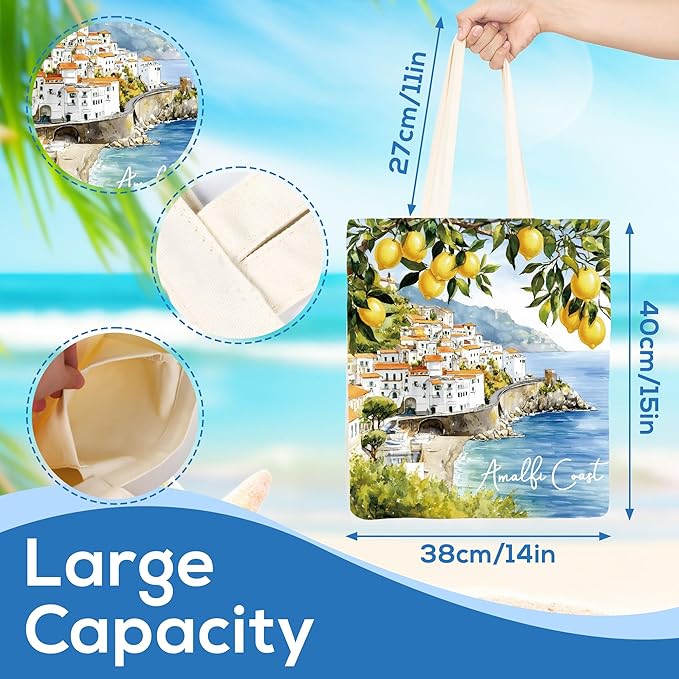 Europe Travel Souvenirs Gifts Tote Bags Reusable Grocery Bags London Paris Switzerland Gifts for Women