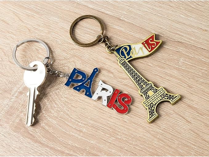 Juvale 6 Pack Keychain Souvenir Gifts, Souvenir Gift, Key Rings