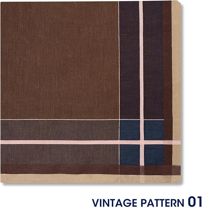 Selected Hanky 100% Cotton Handkerchiefs for Men