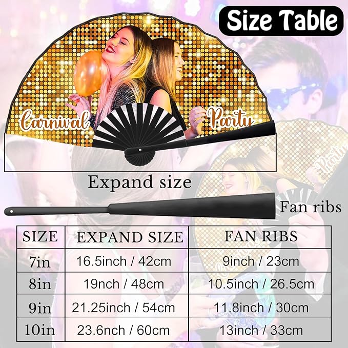 Custom Fans Personalized Fans for Line Dancing Folding Popping Fans for Wedding Dancing Concert Cosplay Party