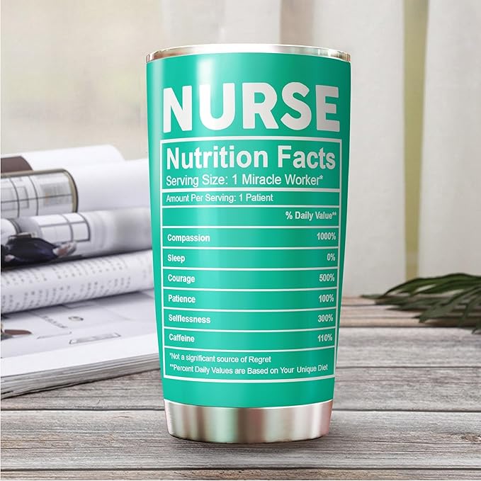 Nurse Tumbler - Gifts for Nurse on Christmas - Nurse Week Gifts - Gifts For Nurse Women - Nurse Cup - Nurse Graduation Gift Idea - Nursing Gifts For Nurses - Gifts for Nursing Students - Tumbler 20 Oz
