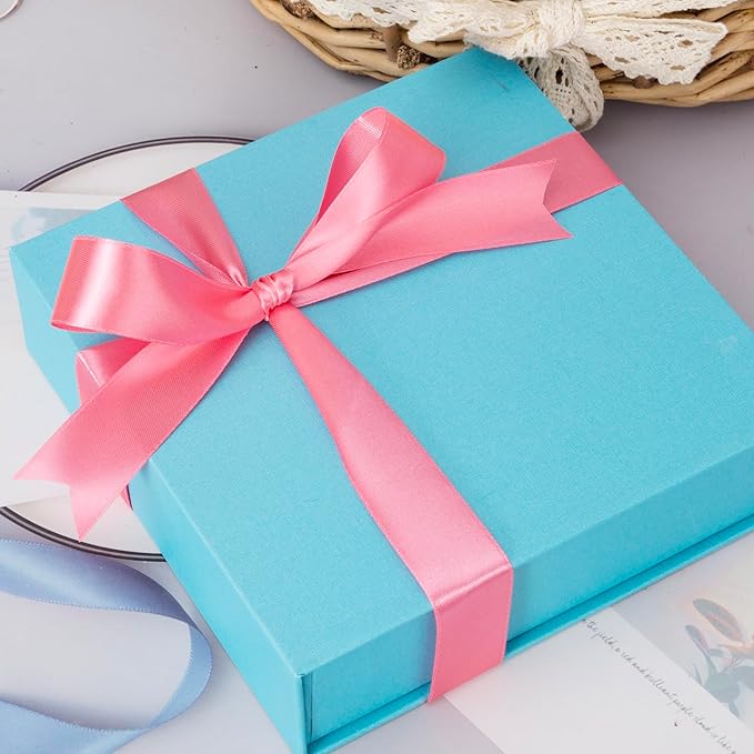 1 Inch Brink Pink Solid Satin Ribbon, 50 Yards Craft Fabric Ribbon for Gift Wrapping Floral Bouquets Wedding Party Decoration