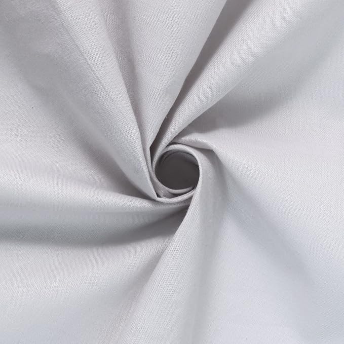 HOULIFE Men's Cotton Handkerchiefs, Solid Color 60S Soft Cotton Hankies for Men Women 6/12PCS 15.7"×15.7"