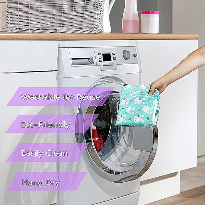 LOLOMLO 6 Pack Eco-Friendly Reusable Grocery Bags Lightweight Durable Washable Shopping Tote Foldable Outings Storage Pouch