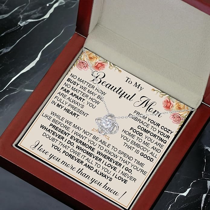 To My Mom Necklace, To My Badass Mom Necklace, To My Loving Mom Necklace From Son, Mother Daughter Necklace Gifts for Mom, Mothers Day Necklace Gift For Mom, Best Necklace Gifts For Mom