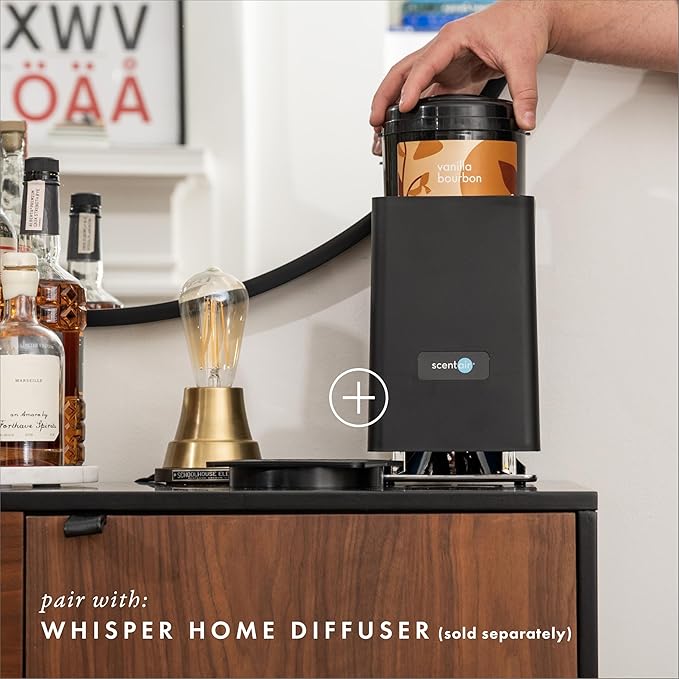 ScentAir Whisper Home Monthly Plug-in Refill, Fragrance Cartridge for Home and Office, Vanilla Bourbon