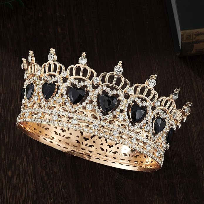 Queen Crown Rhinestone Wedding Crowns and Tiaras for Women Costume Party Hair Accessories Princess Birthday Crown Crystal Bridal Crowns