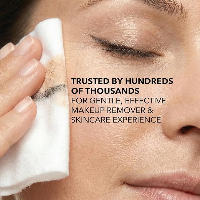 mivida 60 Count Individually Wrapped Makeup Remover Wipes With Vitamin E | Fragrance-Free, Alcohol-Free Hypoallergenic single make up removing wipes | Hotel Travel Size Toiletries