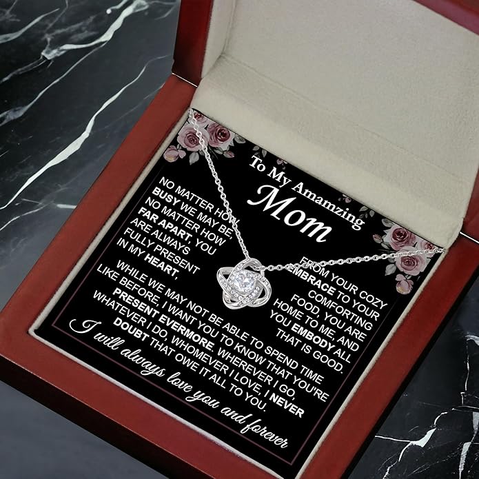 To My Mom Necklace, To My Badass Mom Necklace, To My Loving Mom Necklace From Son, Mother Daughter Necklace Gifts for Mom, Mothers Day Necklace Gift For Mom, Best Necklace Gifts For Mom