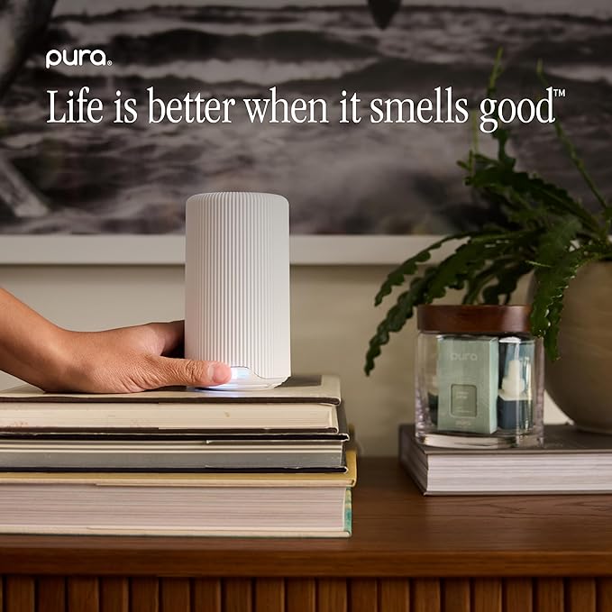 Pura & Mersea Home Scent Refill - Smart Home Air Diffuser Fragrance - Provides Hours of Luxury Fragrance - Household Essential - Clean & Safe Diffuser - 2 Pack - Mistletoe Kiss